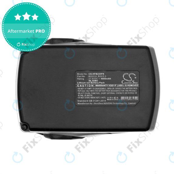 Batterie pour Hilti B22 Ag 125-A22, Wsr 22-A, 4000mAh, Li-Ion, 21.6V, B22/2.6, HQ