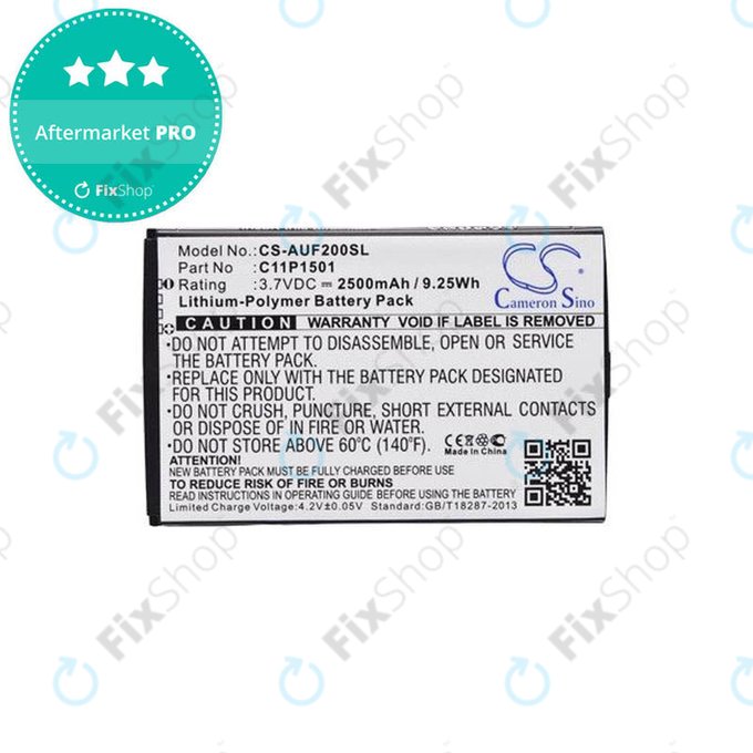 Asus Zenfone 2 ZE551ML, 2 ZE500CL, 2 ZE550ML - Batterie C11P1424 2500mAh HQ