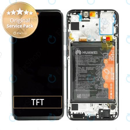 Huawei Honor 20e - Écran LCD + Ecran Tactile + Cadre + Batterie (Noir Minuit) - 02353QEL