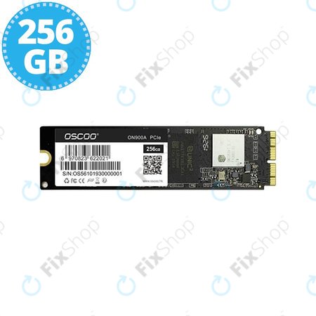 Oscoo ON900A PCIe - SSD 256 Go - MacBook Air, Pro (Fin 2013 - 2017)