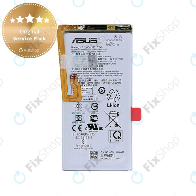 Asus ROG Phone 3 ZS661KS - Batterie C11P1903 5800mAh - 0B200-03720100 Genuine Service Pack