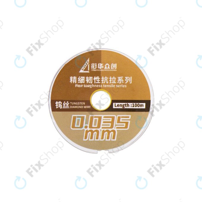 XHZC - Fil de séparation pour écran LCD (0.035mm x 100m)