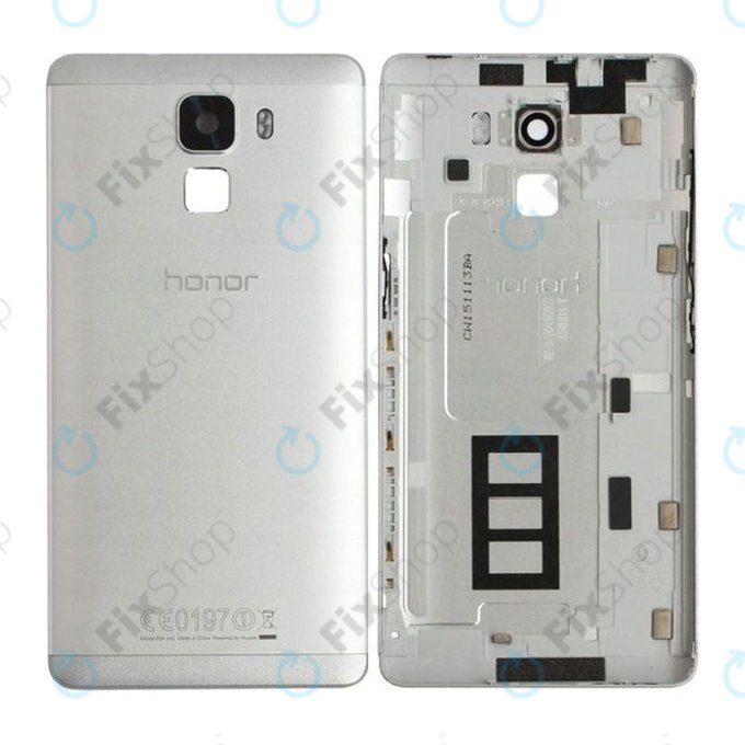 Huawei Honor 7 - Cache batterie (Argent) - 02350MEX