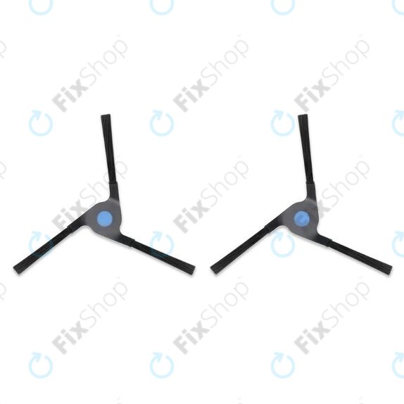 Ecovacs Deebot X2-series - Brosse latérale (Noir) - 2pcs