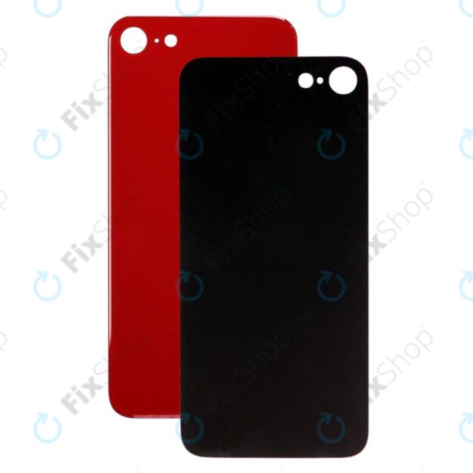 Apple iPhone 8 - Verre du boîtier arrière (Rouge)