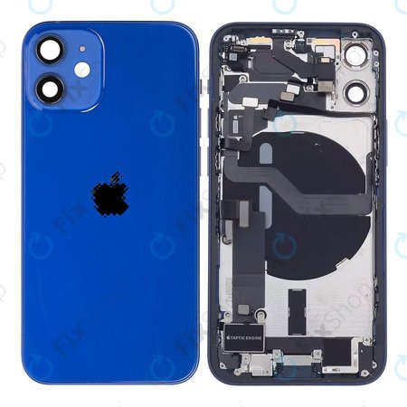 Apple iPhone 12 Mini - Petites pièces du boîtier arrière (bleu)