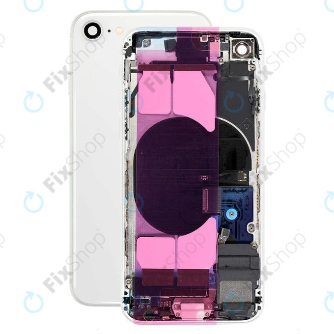 Apple iPhone 8 - Petites pièces du boîtier arrière (argent)
