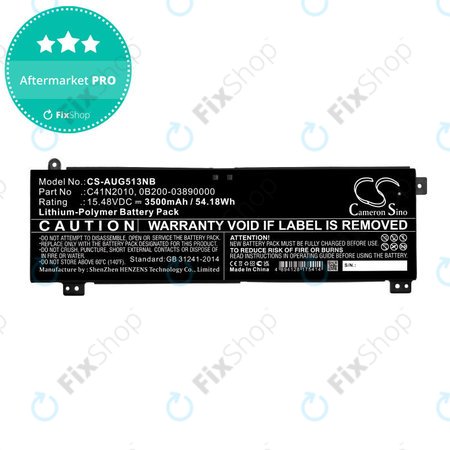 Batterie pour Asus ROG Strix G15, G17, 3500mAh, Li-Pol, 15.48V, C41N2010, HQ