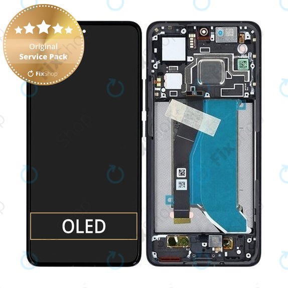 Xiaomi 14T Pro - Écran LCD + Ecran Tactile + Cadre (Titan Black) - 56001500N1200 Genuine Service Pack
