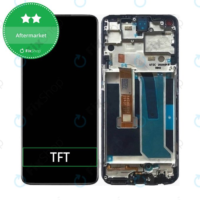 OnePlus Nord N10 5G - Écran LCD + Écran tactile + Cadre (Midnight Ice) TFT