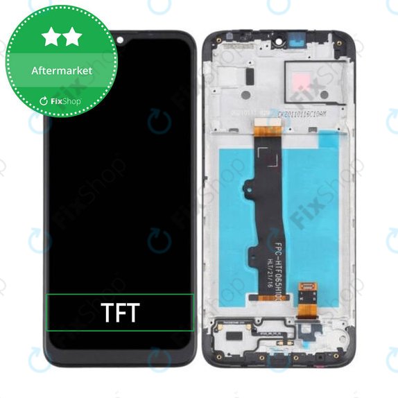 Motorola Moto E7 Power XT2097, E7i Power - Écran LCD + Écran Tactile + Cadre (Noir) TFT