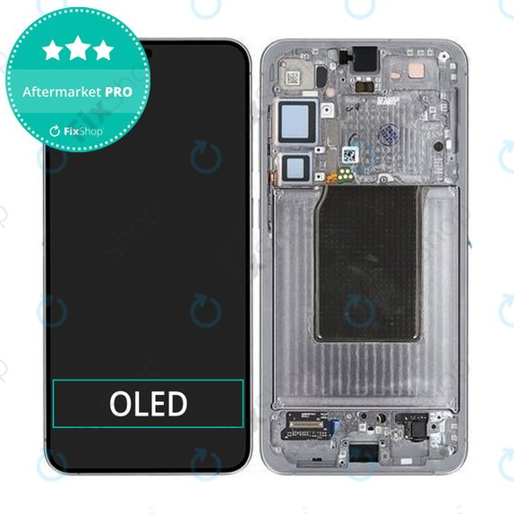 Samsung Galaxy S25 Plus - Écran LCD + Écran tactile + Cadre (Silver Shadow) OLED