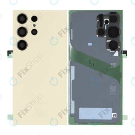 Samsung Galaxy S24 Ultra S928B - Cache batterie (Titanium Yellow) - GH82-33349C Genuine Service Pack