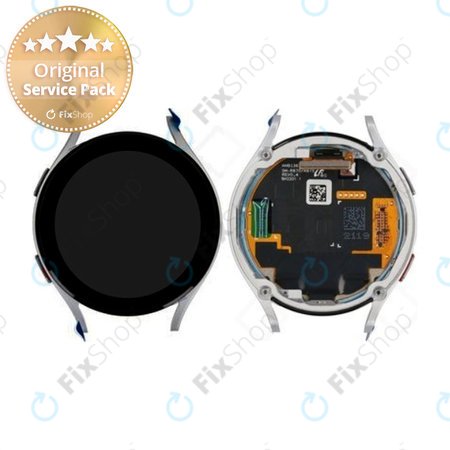 Samsung Galaxy Watch 4 44mm R870, R875 - Écran LCD + Ecran Tactile + Cadre (Silver) - GH97-26410B Genuine Service Pack