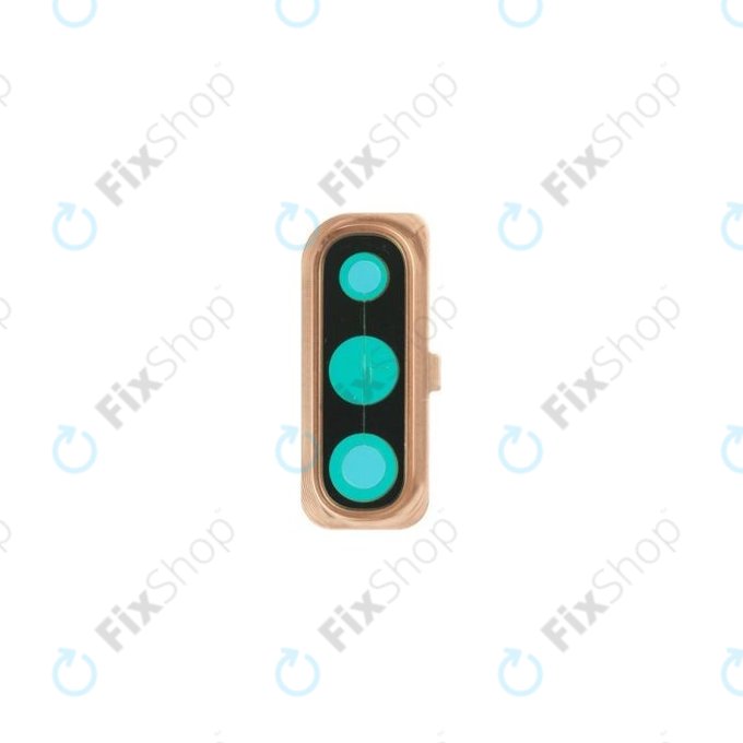 Samsung Galaxy A50 A505F - Cadre d'objectif de caméra arrière (corail) - GH98-44064D Genuine Service Pack