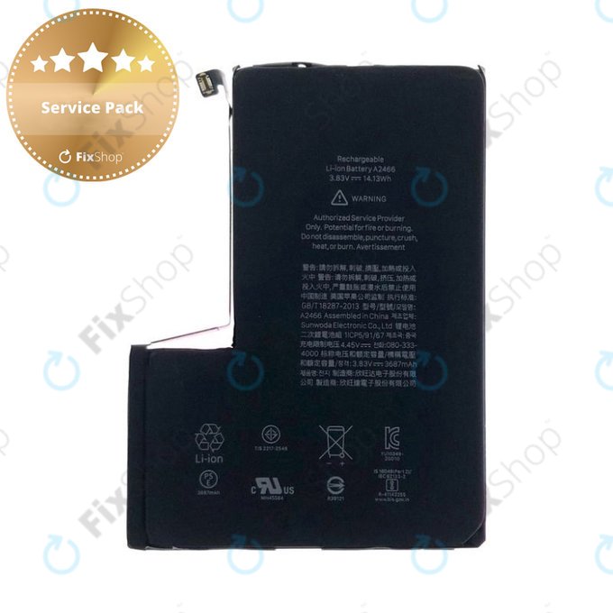 Apple iPhone 12 Pro Max - Batterie A2466 3687mAh Service Pack