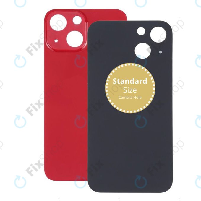 Apple iPhone 13 Mini - Verre du boîtier arrière (Rouge)