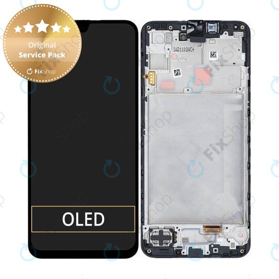 Écran pour Samsung A16 4G, Black, Tactile avec cadre, GH82-36253A, Genuine Service Pack