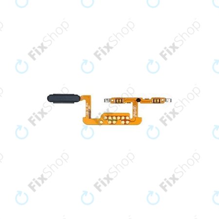 Samsung Galaxy Tab S7 T870, T875, T876B - Capteur d'empreintes digitales + câble flexible (Noir mystique) - GH96-13643A Genuine Service Pack
