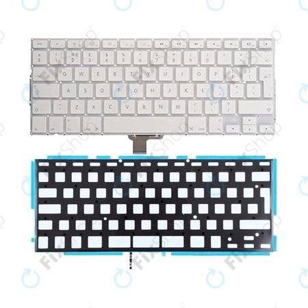 Apple MacBook 13" A1342 (Fin 2009 - Mi 2011) - Clavier + Rétroéclairage Royaume-Uni