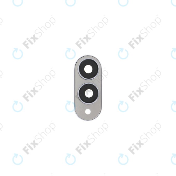 Samsung Galaxy S25 Edge - Objectif de caméra arrière + cadre (Titanium Silver)