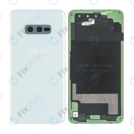 Samsung Galaxy S10e G970F - Cache batterie (Blanc) - GH82-18452F Genuine Service Pack