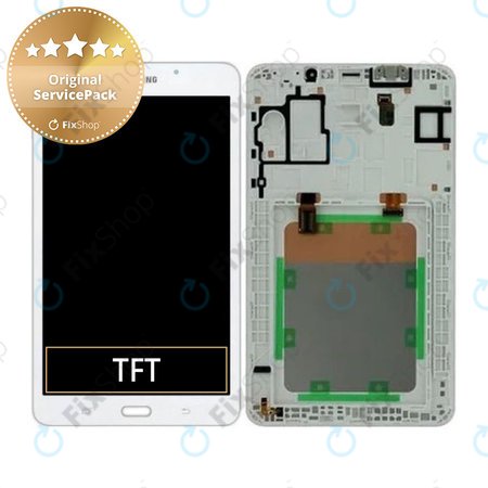 Samsung Galaxy Tab A 7.0 T280 (2016) - Écran LCD + Ecran Tactile + Cadre (Blanc) - GH97-18734B Genuine Service Pack