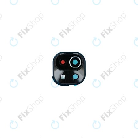 Xiaomi 11 Lite 5G NE 2109119DG 2107119DC - Vitre de caméra arrière + cadre (Truffle Black) - 5600060K9A00 Genuine Service Pack