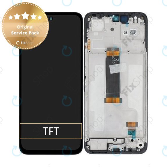 Xiaomi Redmi 13 4G, Redmi 13 5G, Poco M6 4G - Écran LCD + Écran tactile + Cadre - 560001N19A00 Genuine Service Pack