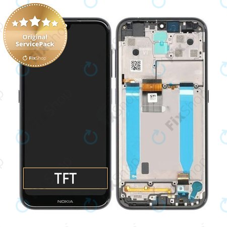 Nokia 4.2 - Écran LCD + Écran tactile + Cadre (Noir) - 712601009011 Genuine Service Pack