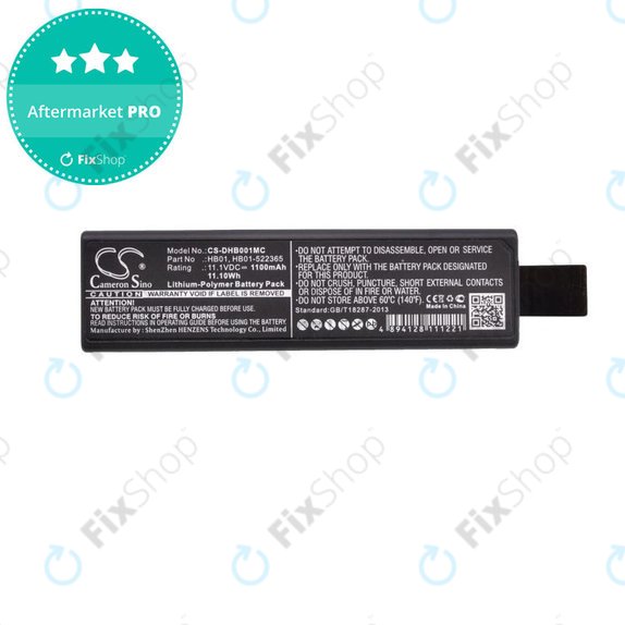 Batterie pour DJI Osmo, Zenmuse X3, X5, 1100mAh, Li-Pol, 11.1V, HB01, HQ