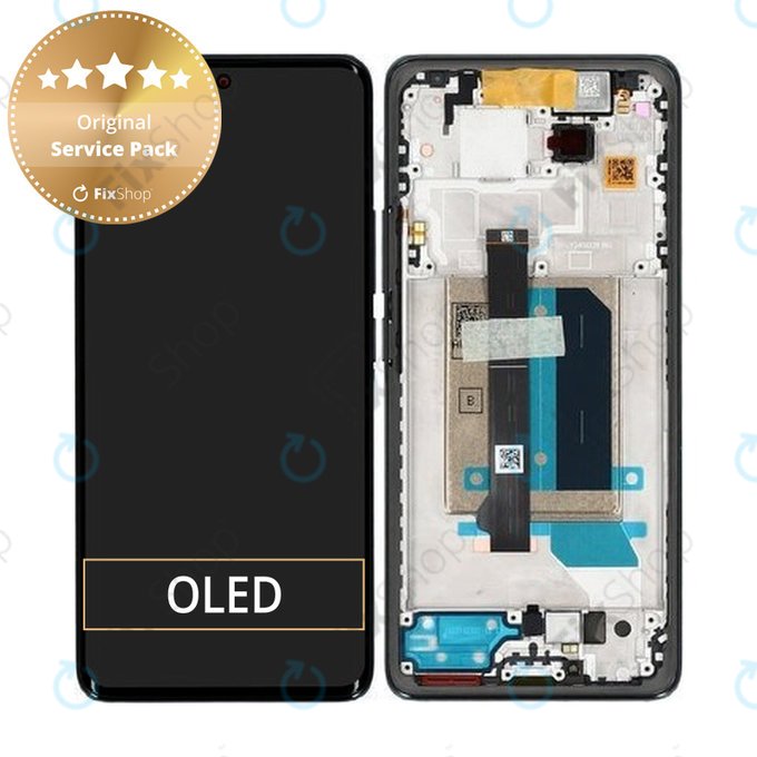 Xiaomi Redmi Note 14 Pro+ 5G 24094RAD4G - Écran LCD + Écran tactile + Cadre (Midnight Black) - 5600190O16U00 Genuine Service Pack