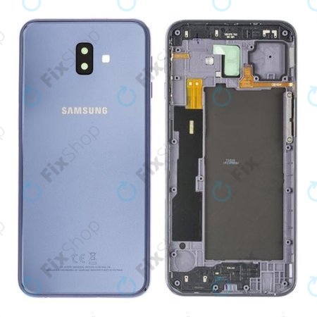 Samsung Galaxy J6 Plus J610F (2018) - Cache batterie (Gris) - GH82-17868C Genuine Service Pack