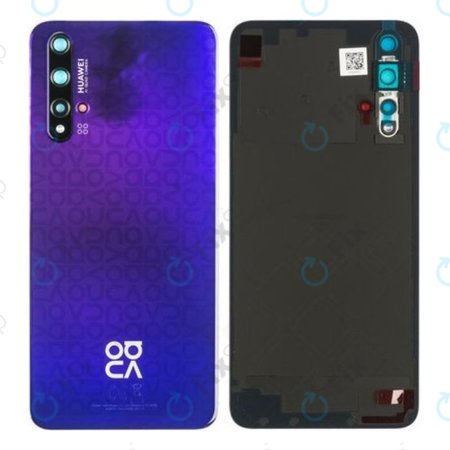Huawei Nova 5T Yale-L61A - Cache batterie (Violet) - 02353EBK