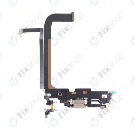 Apple iPhone 13 Pro Max - Connecteur de charge + Câble flexible (Or)