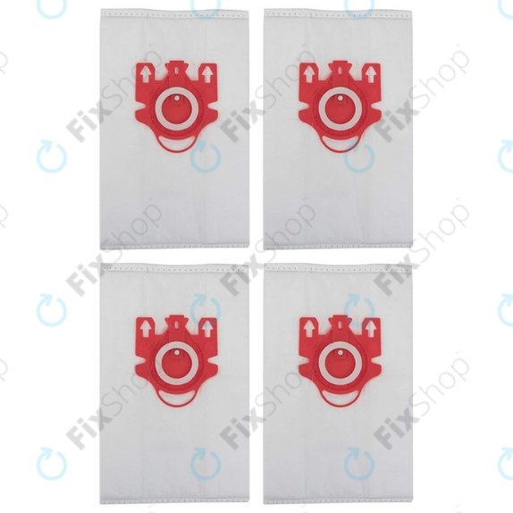 Sac à poussière, 4 pièces pour Miele Compact C1, Compact C2, Complete C1, S4, S6, S 241 - S 799