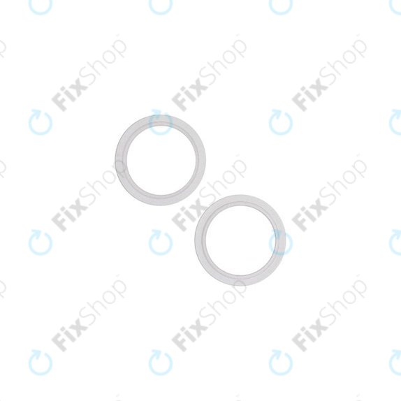 Apple iPhone 13, 13 Mini - Cadre d'objectif de caméra arrière (Starlight) - 2pcs