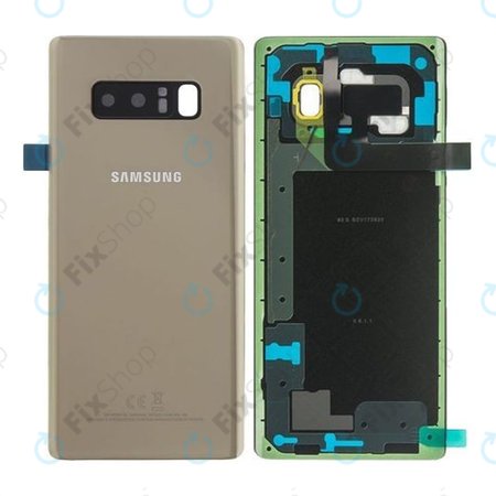 Samsung Galaxy Note 8 N950FD - Cache batterie (Or) - GH82-14985D, GH82-14979D Genuine Service Pack