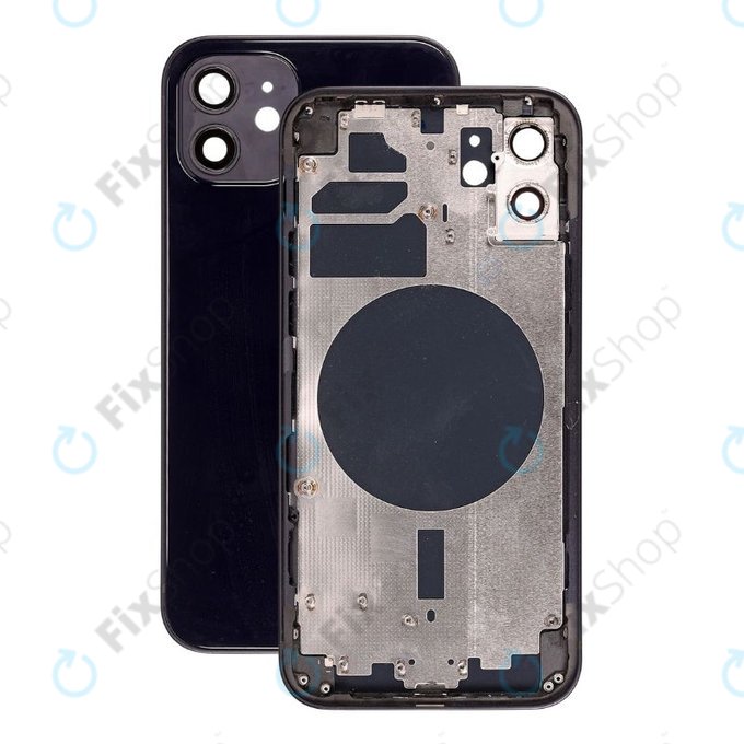Apple iPhone 12 - Boîtier arrière (Noir)