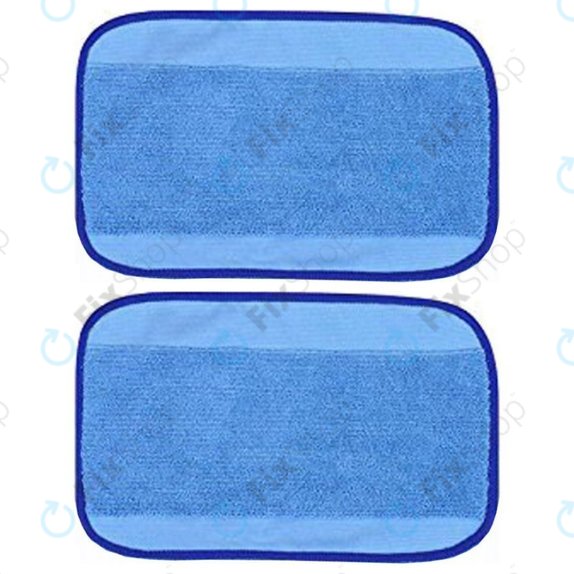 Chiffon de vadrouille, 2 pièces, Lavage humide léger pour iRobot Braava jet 300-series, Mint 4000, 5000-series