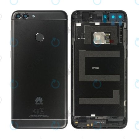 Huawei P Smart FIG-L31 - Coque Arrière de Batterie + Capteur d’Empreintes Digitales (Noir) - 02352NCC, 02351TEF Genuine Service Pack