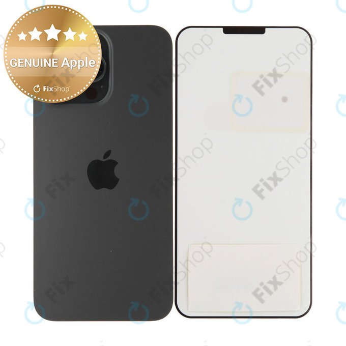 Verre du boîtier arrière pour iPhone 15 Pro Max | Black Titanium | 661-36907 | Genuine Apple