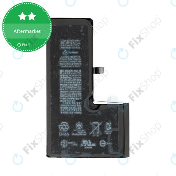 Batterie pour iPhone XS, 2658mAh