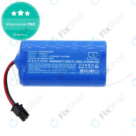 Batterie pour Eufy RoboVac L30 Hybrid+, Concept VR2110, 3350mAh, Li-Ion, 14.4V, T2996011, HQ