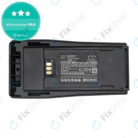 Batterie pour Motorola CP, EP, GP, 2600mAh, Li-ion, 7.4V, NNTN4496, HQ