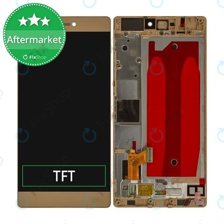 Huawei P8 - Écran LCD + Écran Tactile + Cadre (Or)