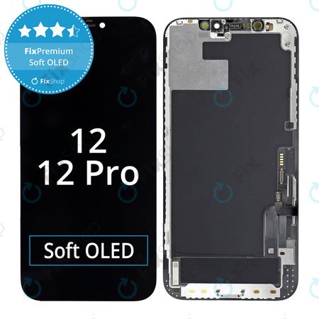 Apple iPhone 12, 12 Pro - Écran LCD + Écran tactile + Cadre Soft OLED FixPremium