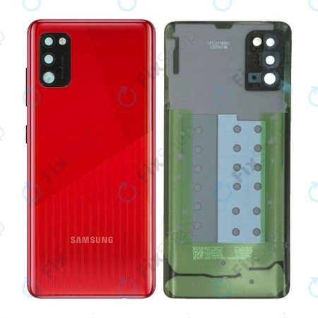 Samsung Galaxy A41 A415F - Cache batterie (Prism Crush Red) - GH82-22585B Genuine Service Pack