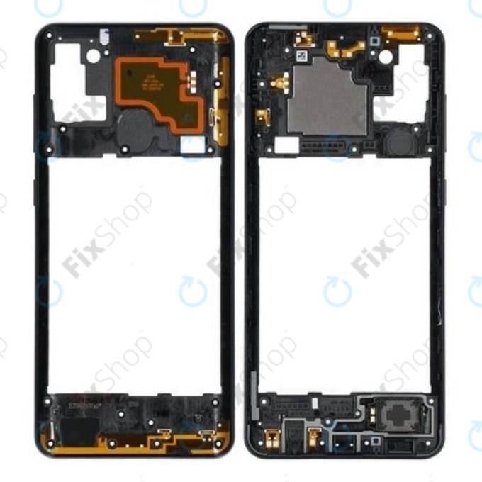 Samsung Galaxy A21s A217F - Cadre central (Noir) - GH97-24663A Genuine Service Pack