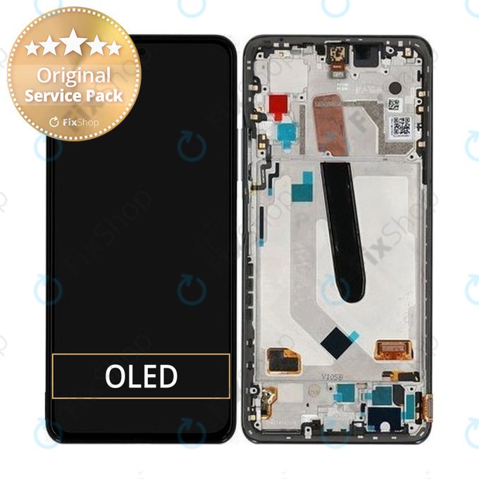 Xiaomi Poco F3 - Écran LCD + Écran Tactile + Cadre (Noir) - 560003K11A00 Genuine Service Pack